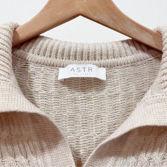 NWT ASTR Xanthe Wool Blend Oversize Collar Sweater One Size - Picture 9 of 10